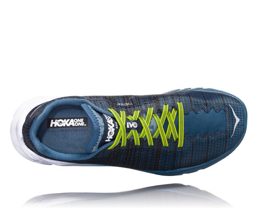 Hoka One One Tenisky Panske Námornícka Modrá/Biele - EVO Rehi - 46107-LXDF